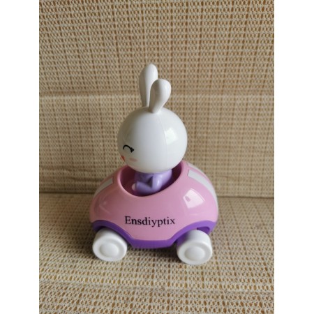 Ensdiyptix Adventures Little Buggy Vehicle Preschool Toy for Ages 3 and Up (Rabbit in Helicopter)